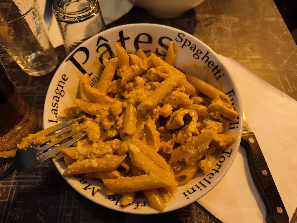 Pâtes Poulet Chorizo Sauce Du Chef